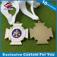 Unique Shape Custom Athletic Metal Medal Medallion